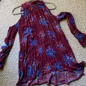 Free people cold shoulder tunic.